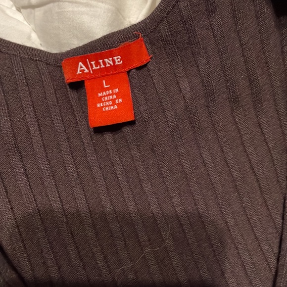 Chocolate soft faux wrap sweater - Picture 2 of 3